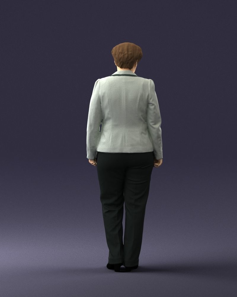 Lady pant suit 0499 3D model_18