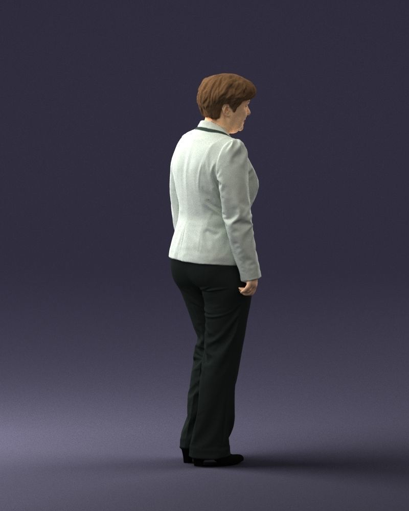 Lady pant suit 0499 3D model_24