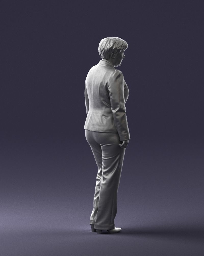 Lady pant suit 0499 3D model_25