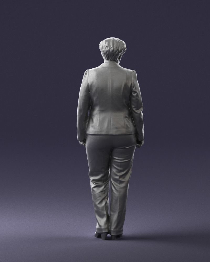Lady pant suit 0499 3D model_19