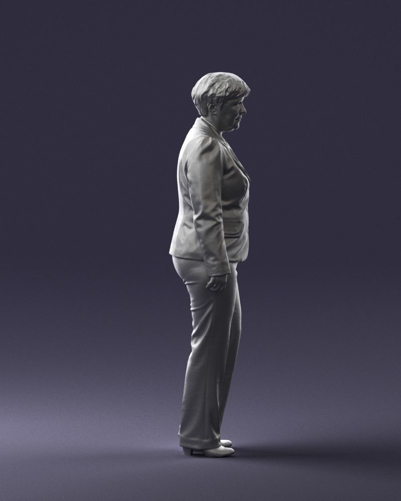 Lady pant suit 0499 3D model_28