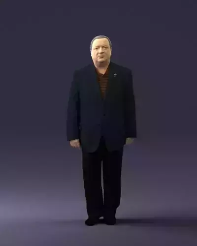 Veteran grandfather suit 0496 3D Print Ready 3D print model