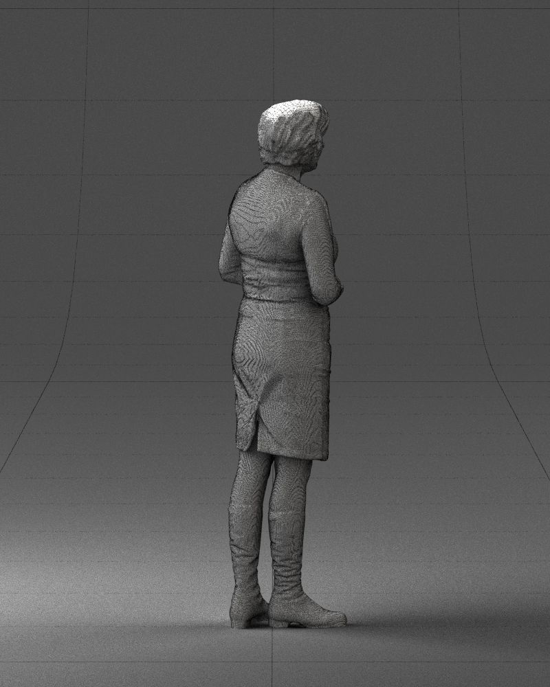 Girl tunic and boots 0508 3D model_26