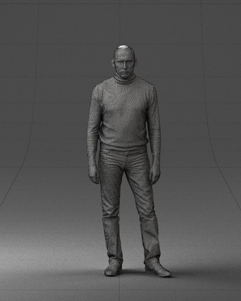 Guy the coffee turtleneck 0514 3D Print Ready 3D print model_38