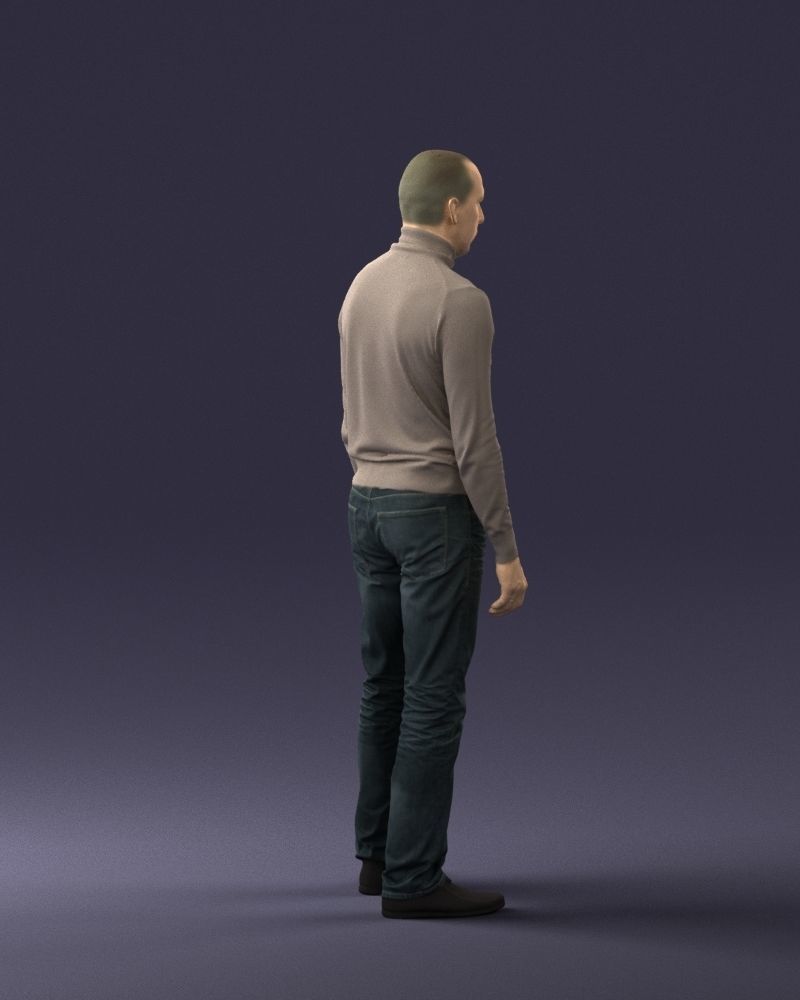 Guy the coffee turtleneck 0514 3D Print Ready 3D print model_24