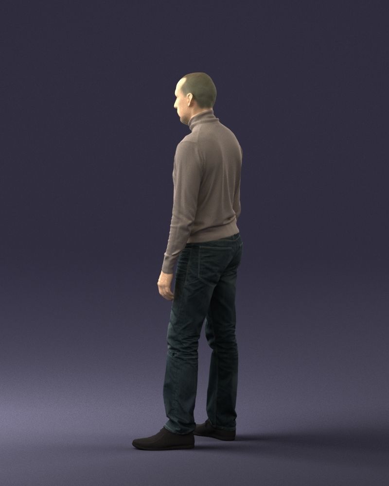 Guy the coffee turtleneck 0514 3D Print Ready 3D print model_12