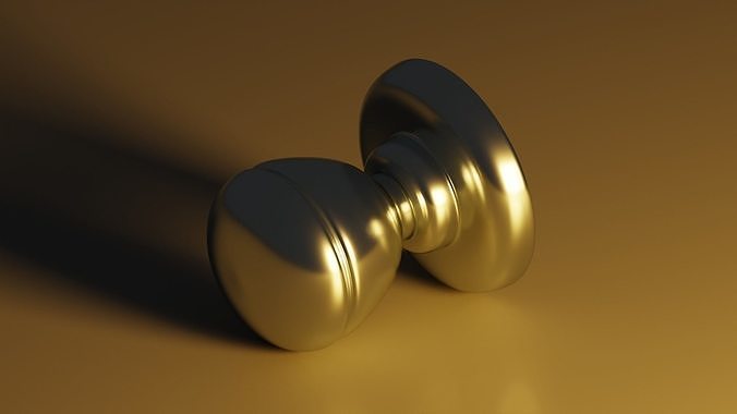 Door Knob Free low-poly 3D model