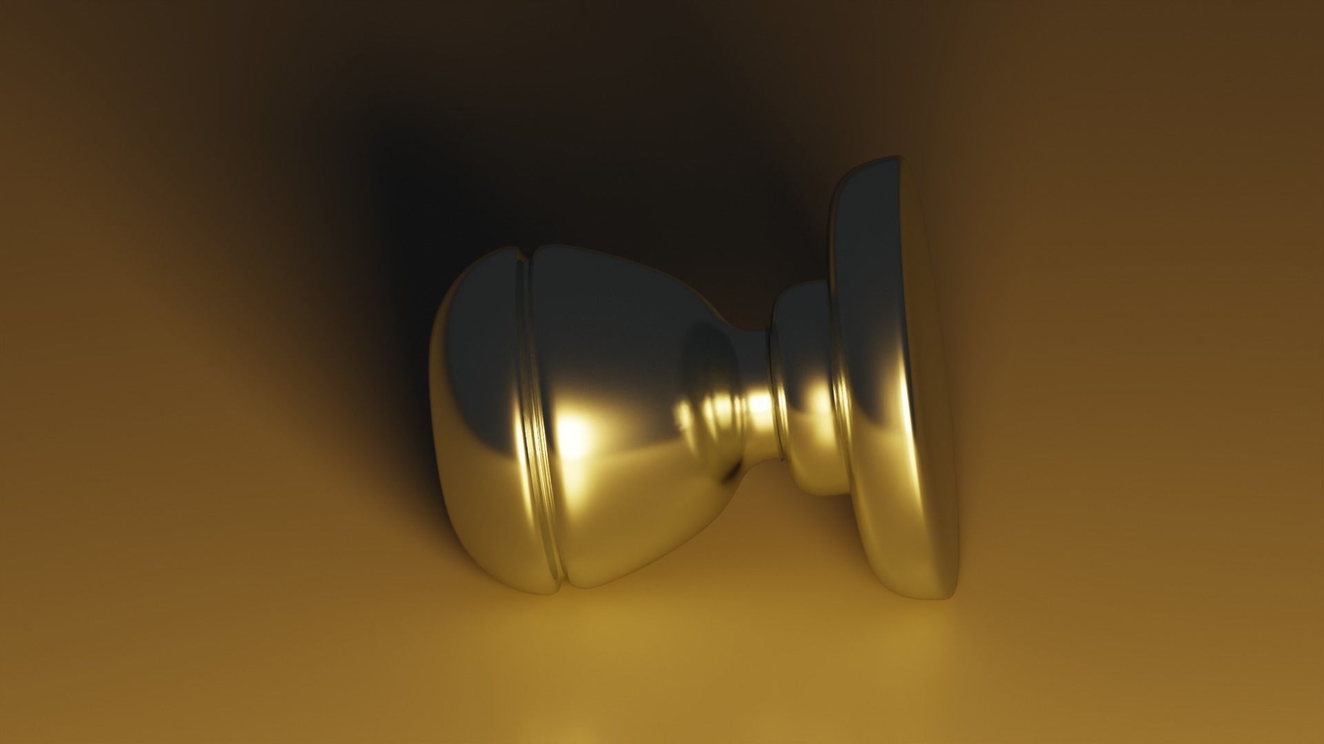 Door Knob Free low-poly 3D model_1