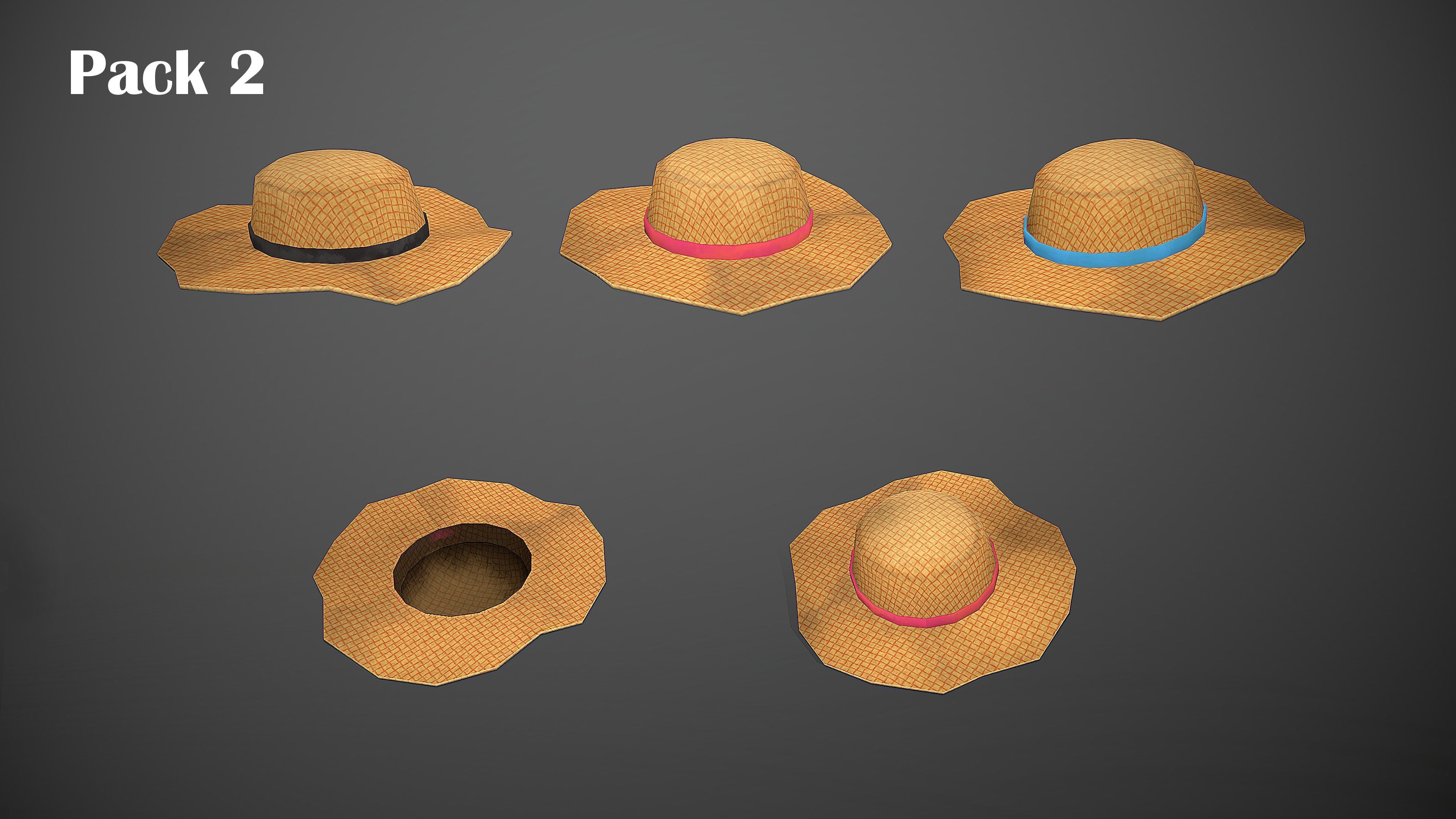 BEACH PACK - CARTOON STYLIZED Low-poly 3D model_21