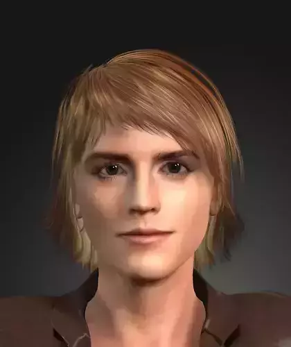 3d model of Emma Watson Hermione harry potter 