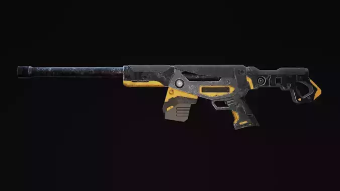 Mirazaer Rifle Scifi Game Ready