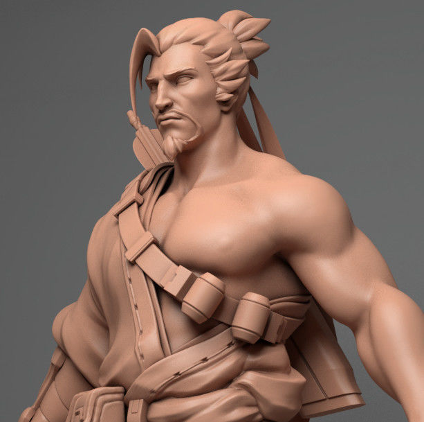 Hanzo - Overwatch 3D model_1