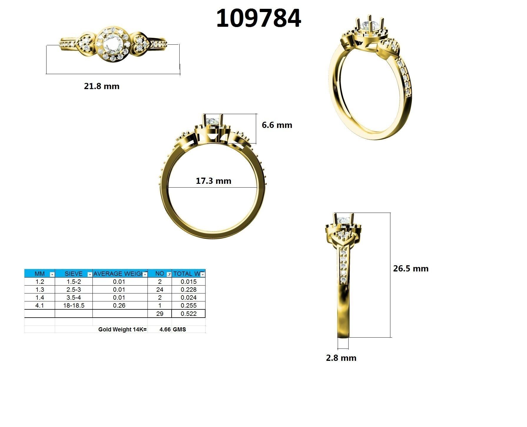 Ring - 109784 3D print model_12