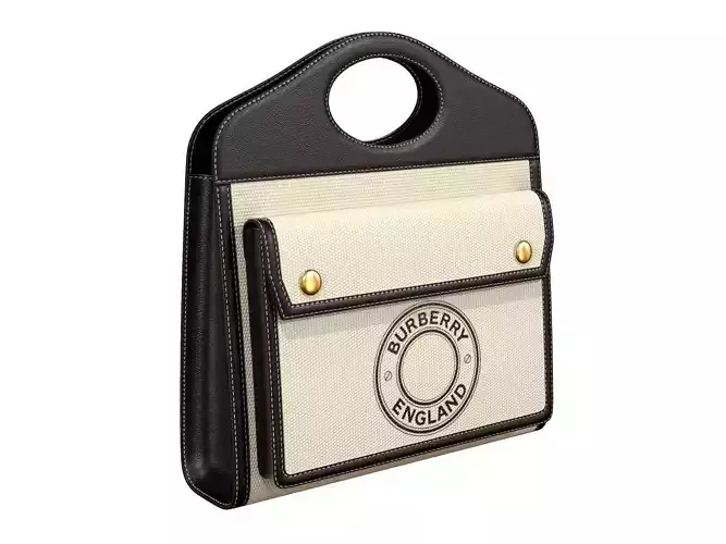 Burberry Pocket Bag Dark Blue