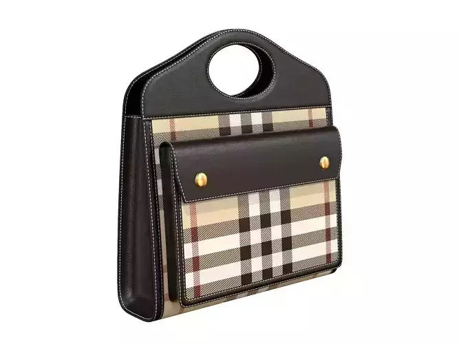 Burberry Pocket Bag Fabric Dark