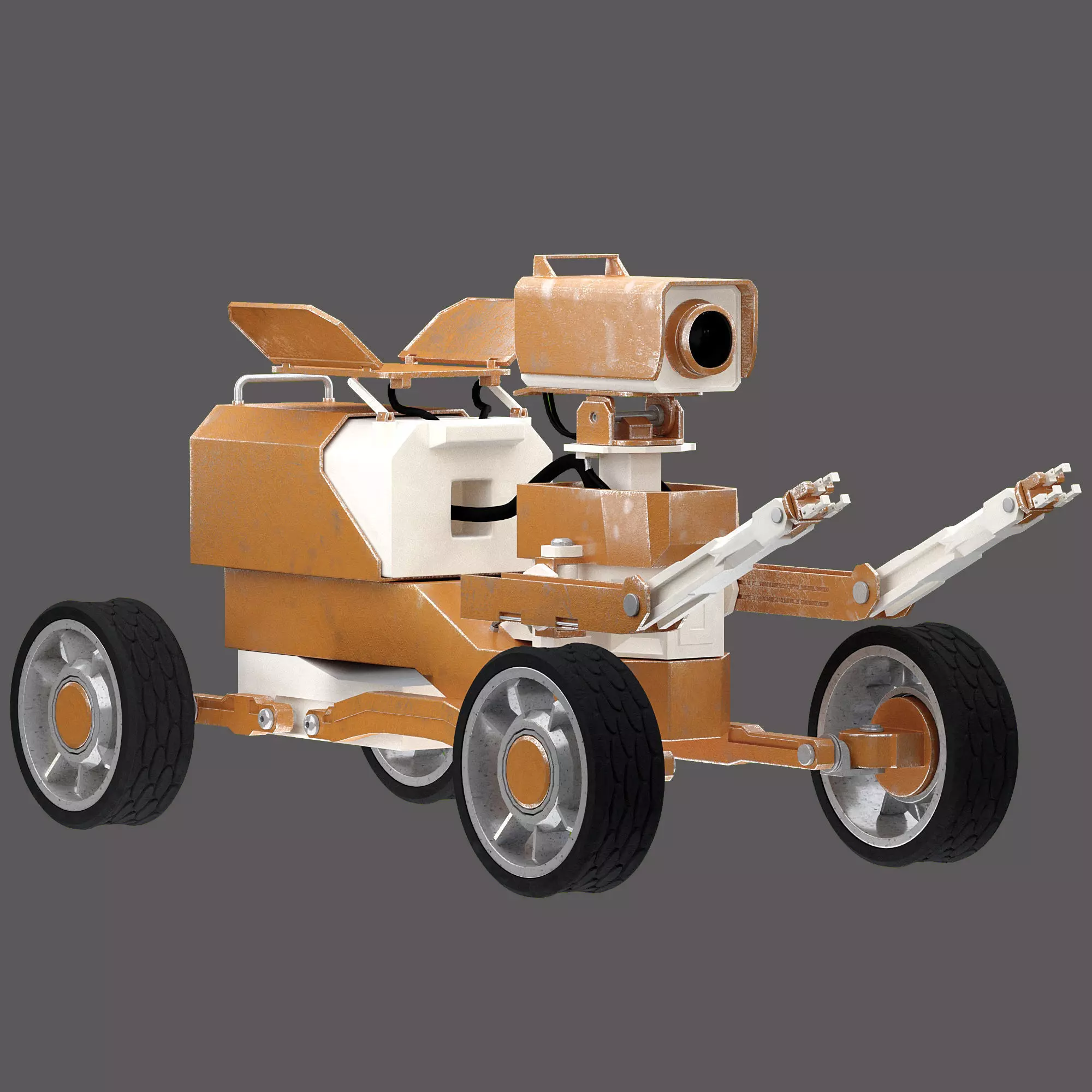 Robot toy with rig 3D model