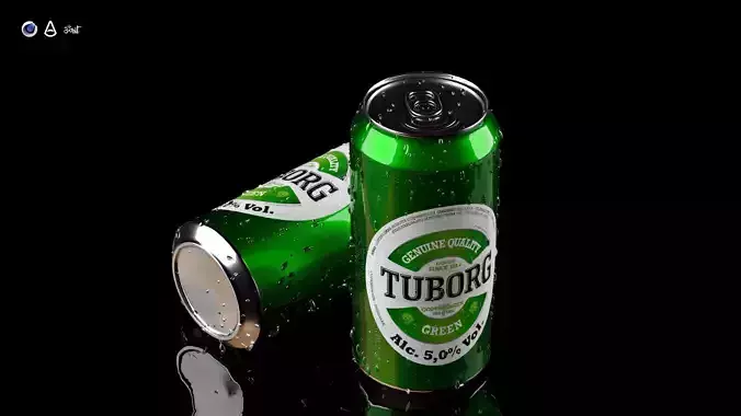 Beer Can 3D Model