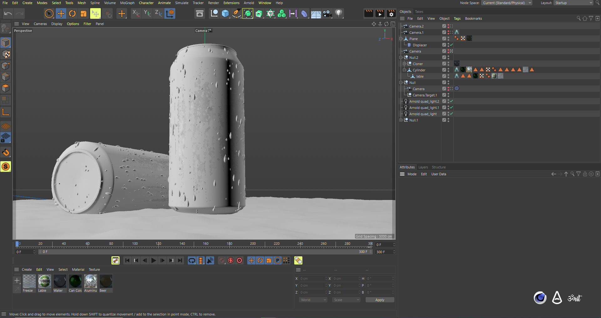 Beer Can 3D Model Low-poly 3D model_5