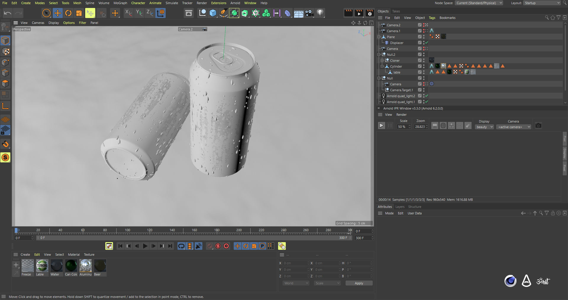 Beer Can 3D Model Low-poly 3D model_6