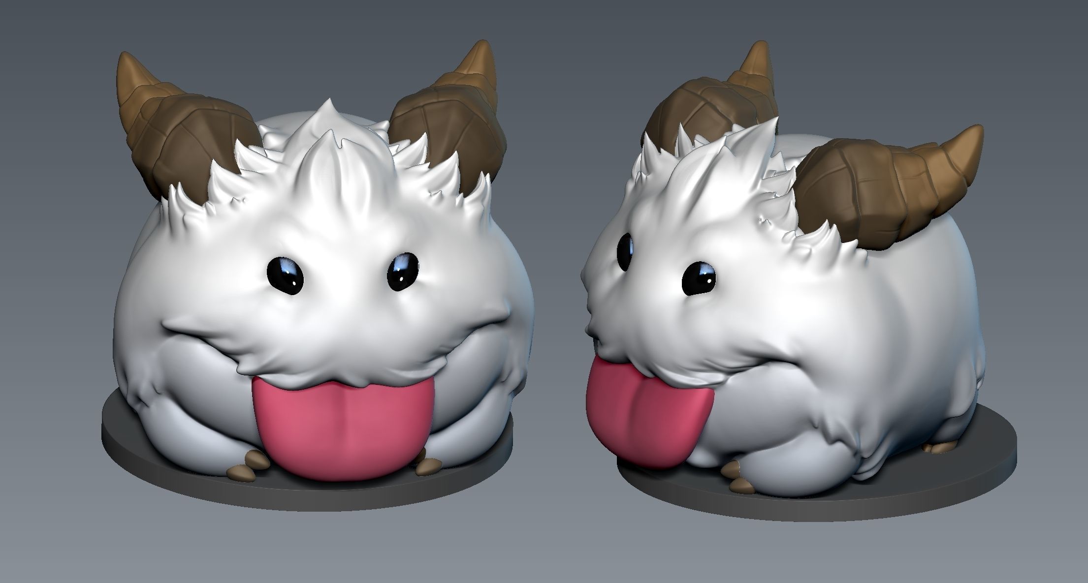 Poro League of Legends 3D print model_1
