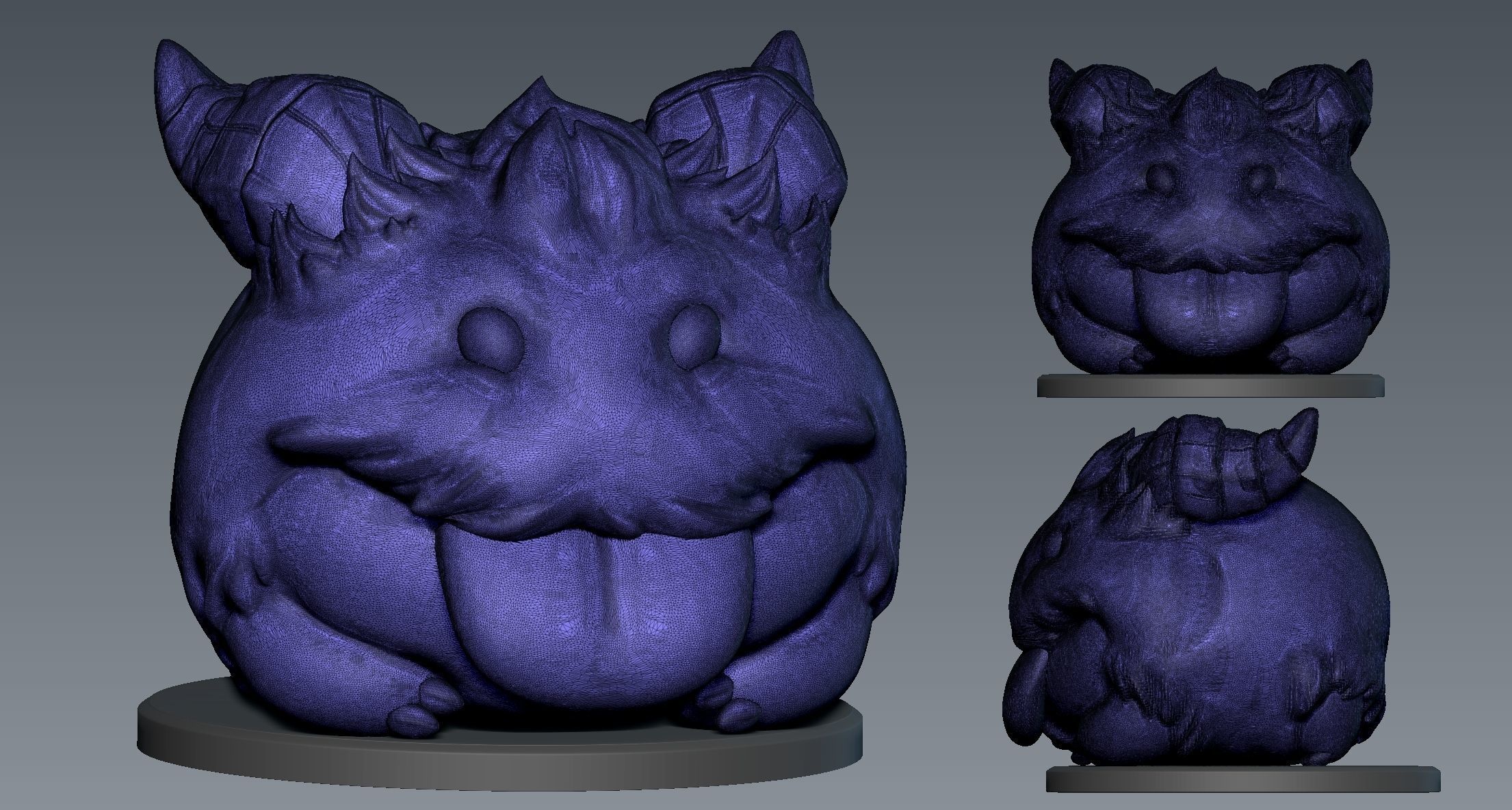 Poro League of Legends 3D print model_4