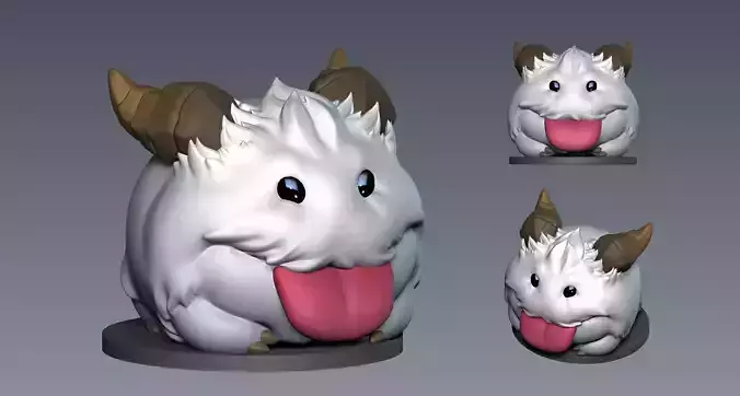 Poro League of Legends 3D print model