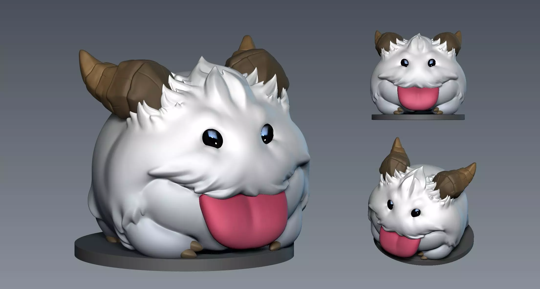 Poro League of Legends 3D print model_0