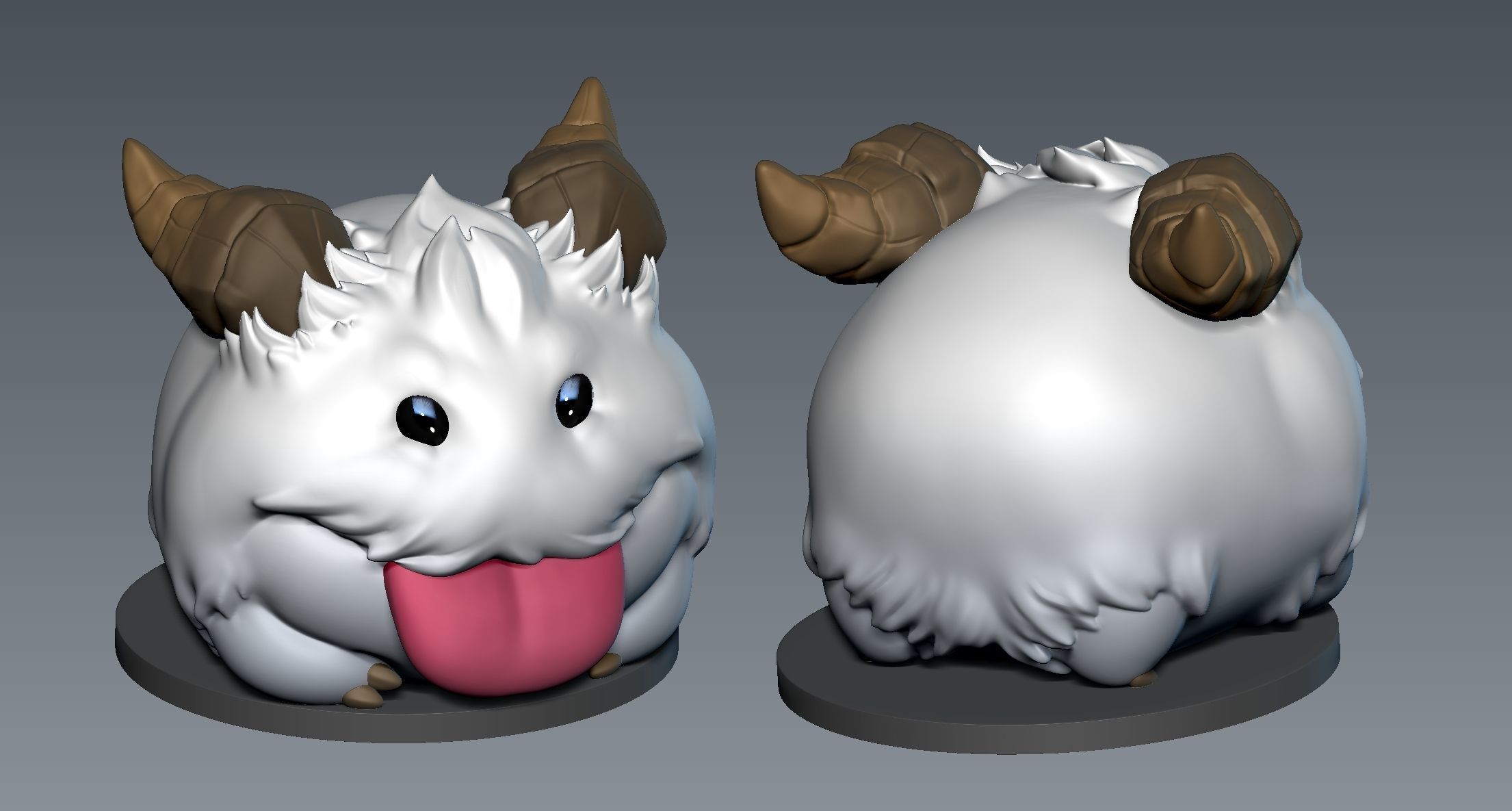 Poro League of Legends 3D print model_2