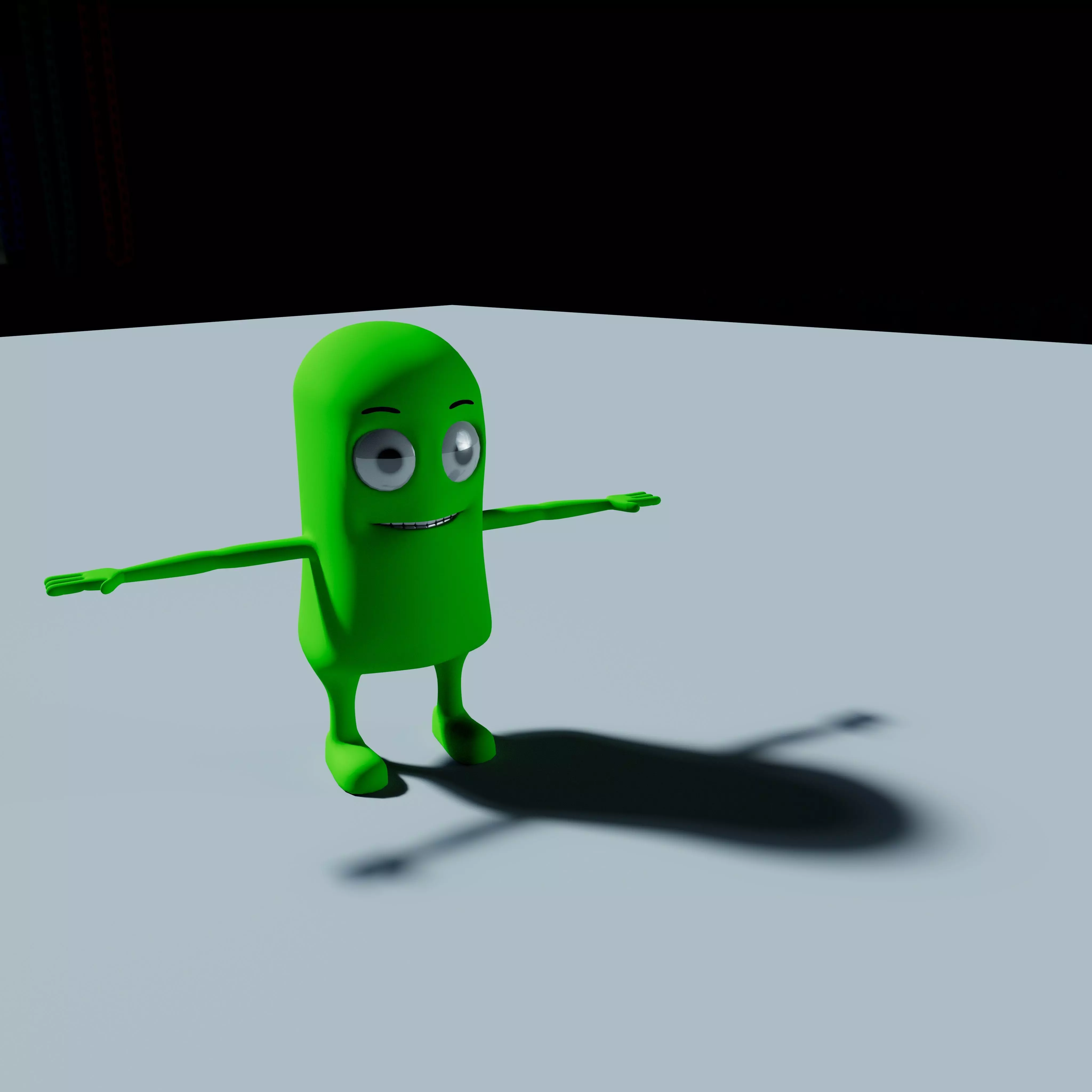 Green Guy Character 3d model 3D model