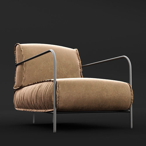 Lounge chair 2 3D model