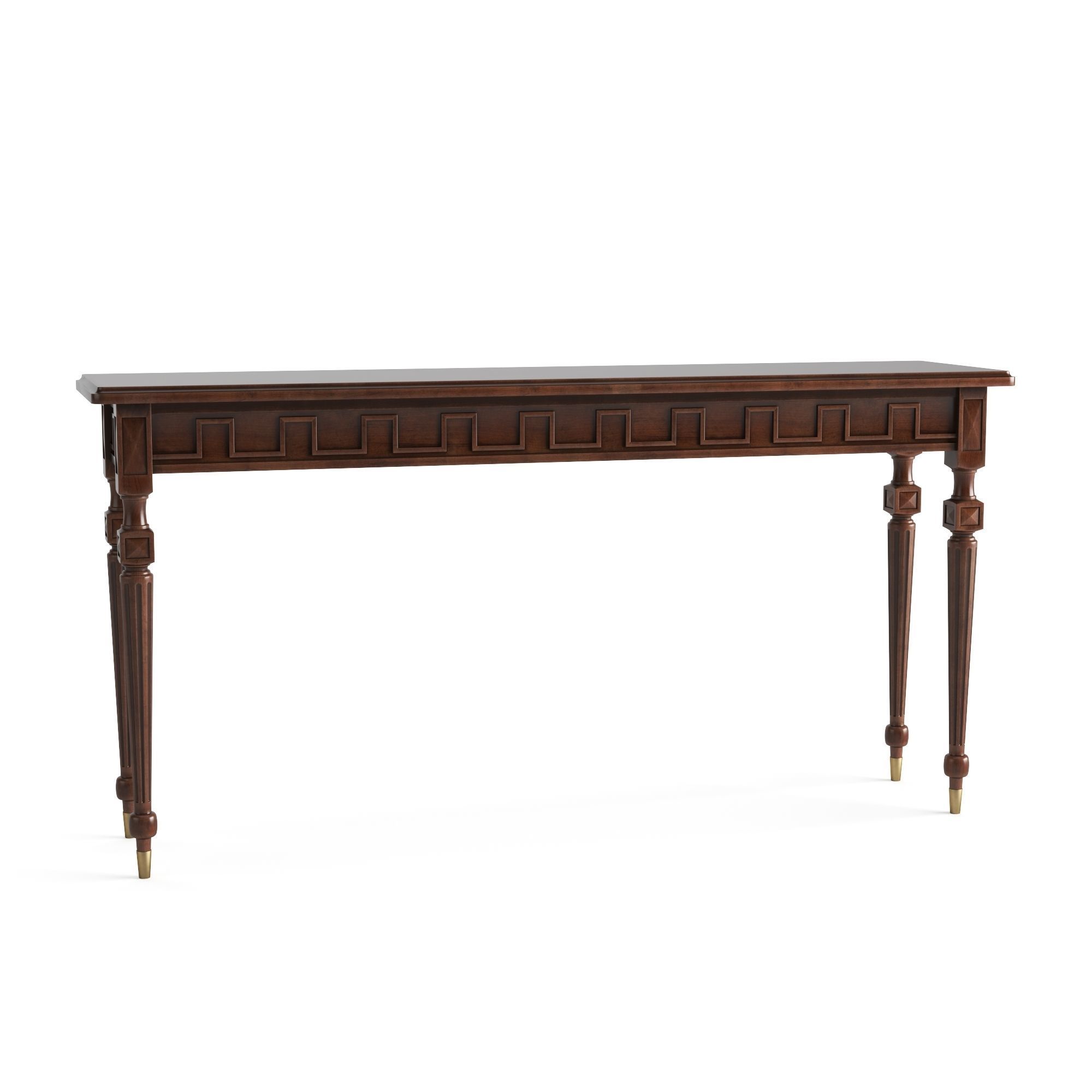 Wooden Classic Console Light 3D model