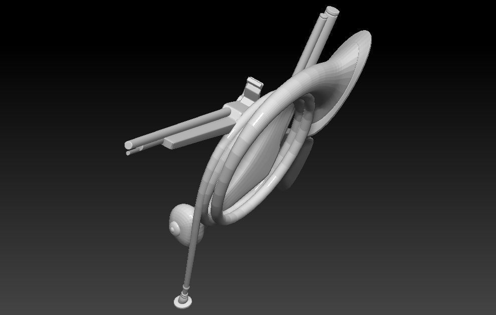 Rifle 3D print model_4