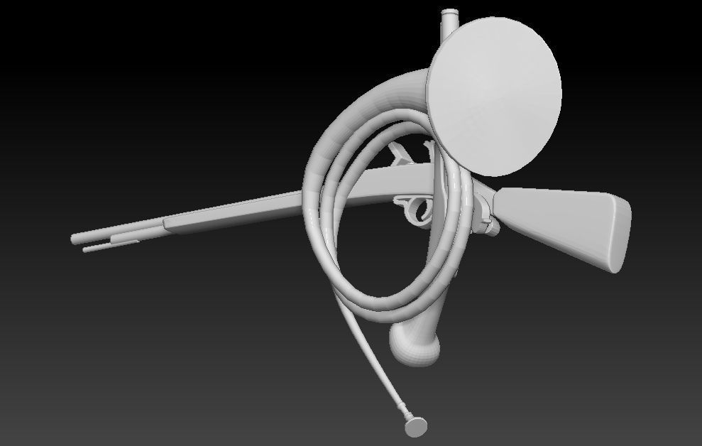 Rifle 3D print model_6