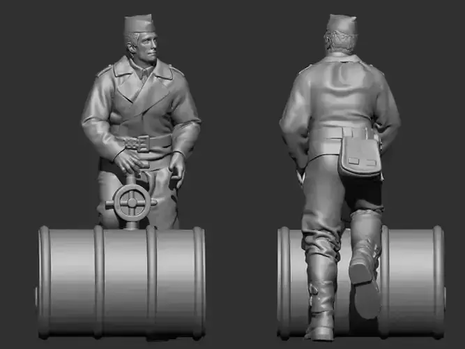 German tank creww 2 3D print model