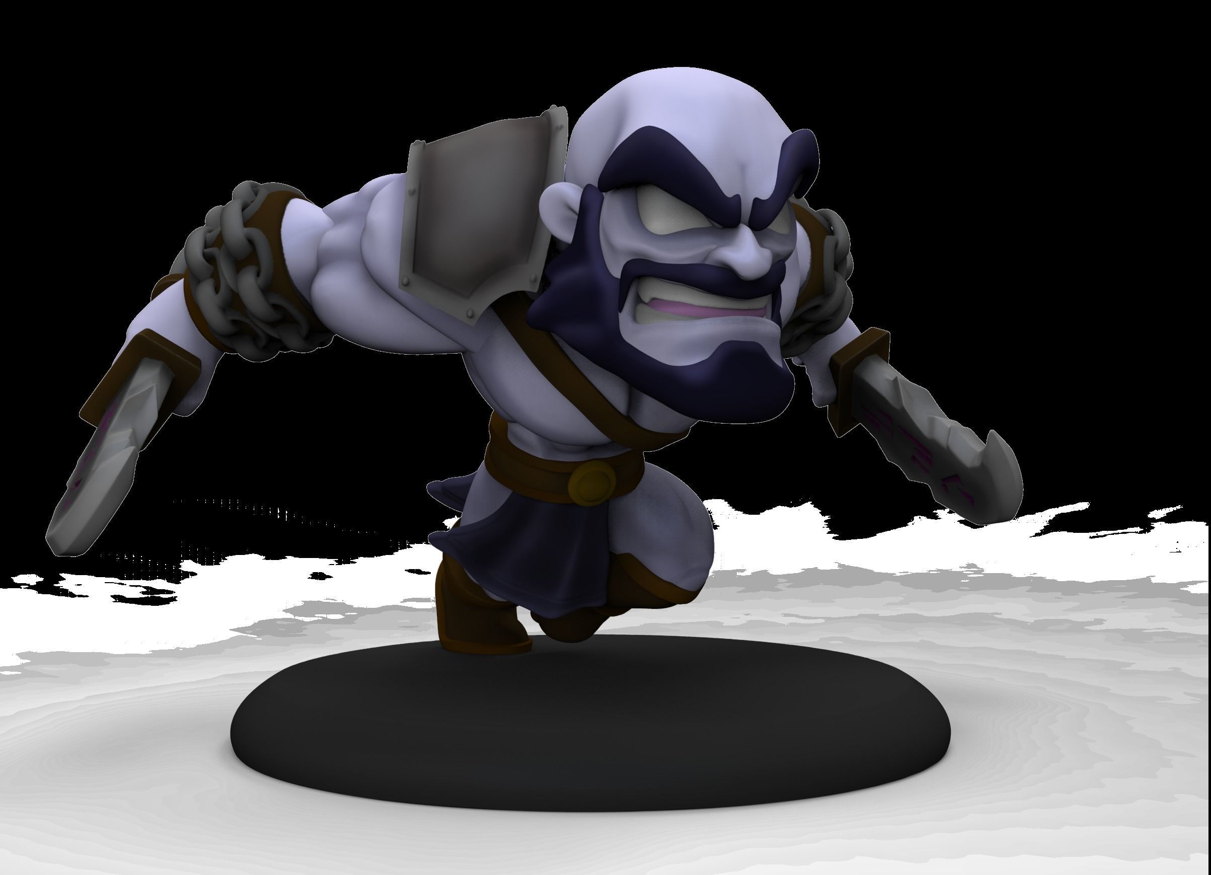 Astrisan the barbarian 3D print model_2