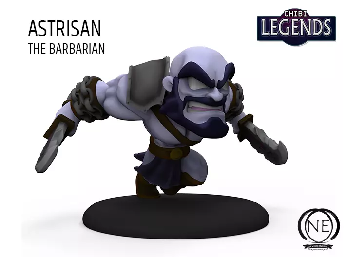 Astrisan the barbarian 3D print model_0