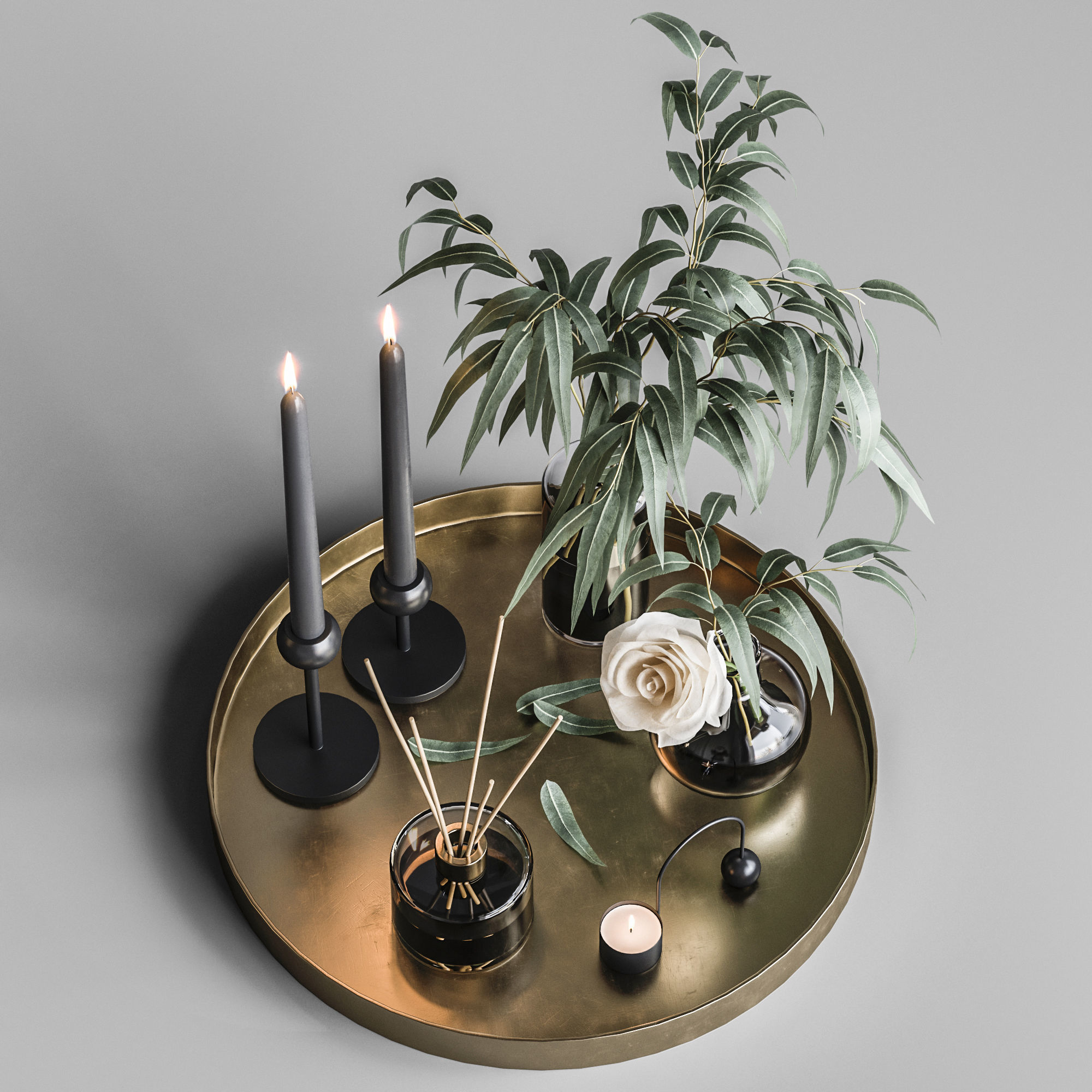 Decorative set 27 3D model_1