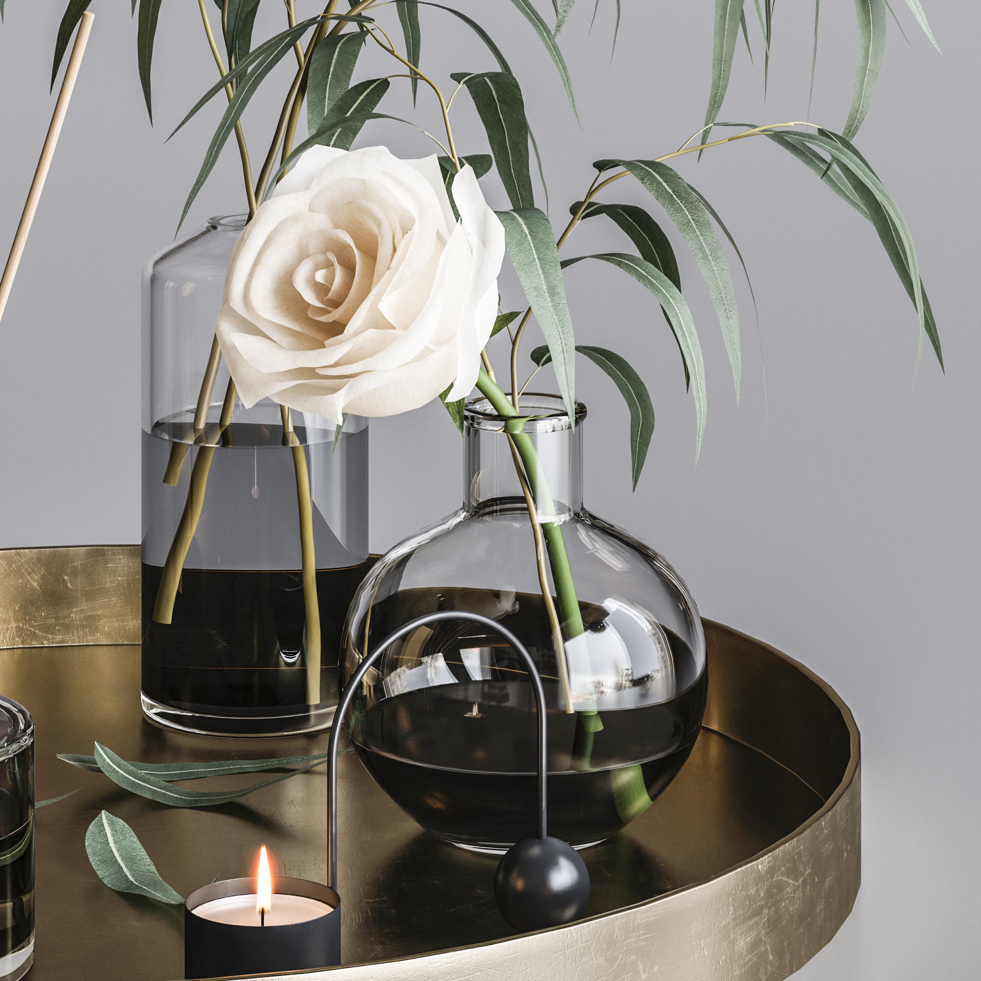 Decorative set 27 3D model_2