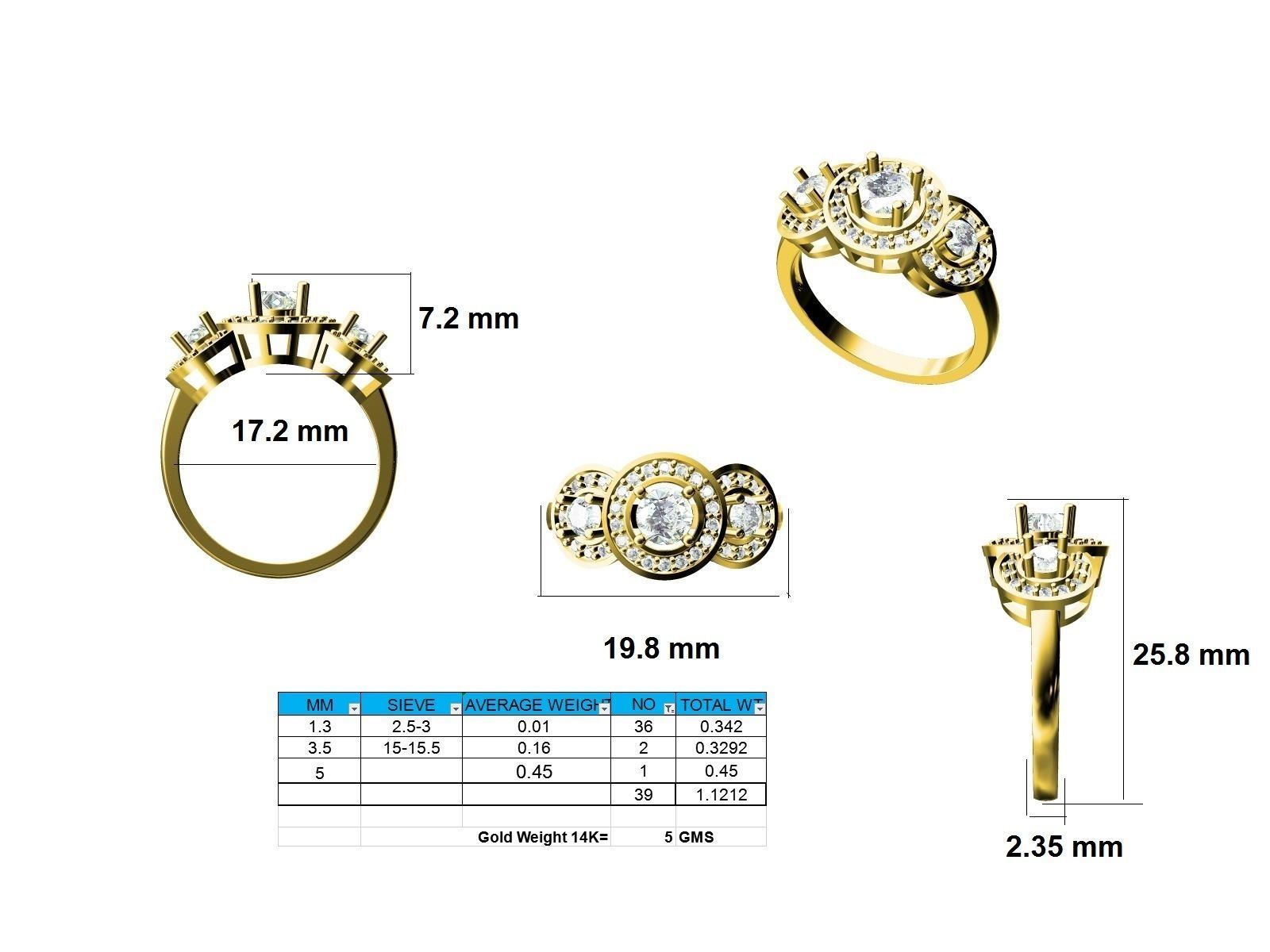 Ring - 140065 3D print model_12