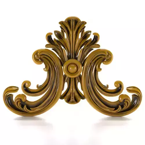 Ornaments01 gold ornate corbel
