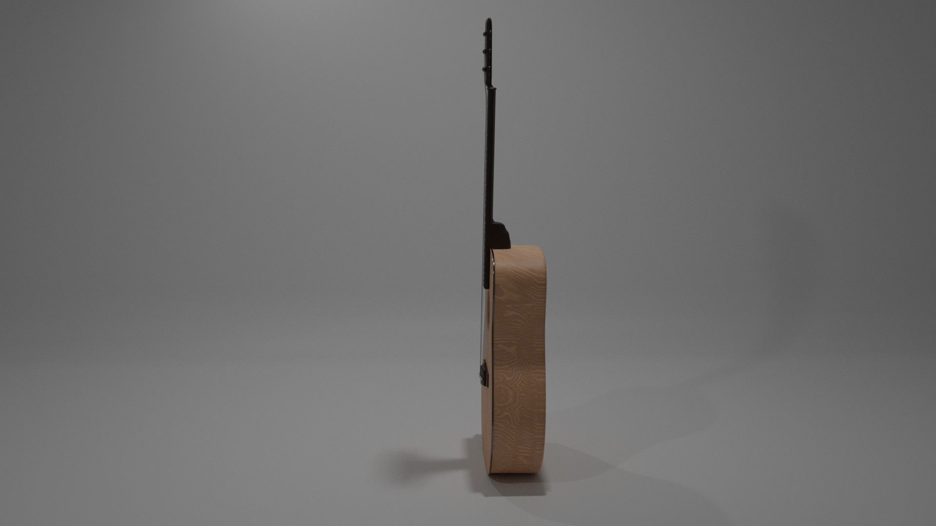 Acoustic guitar 3D model_3
