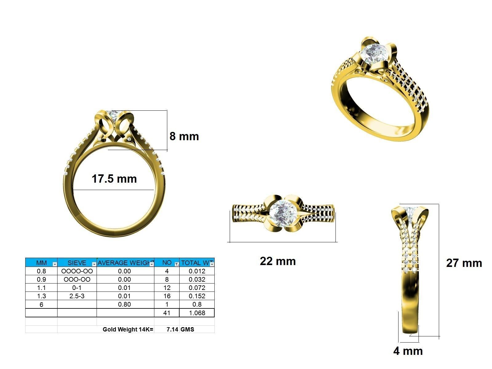 Ring - 139978 3D print model_12