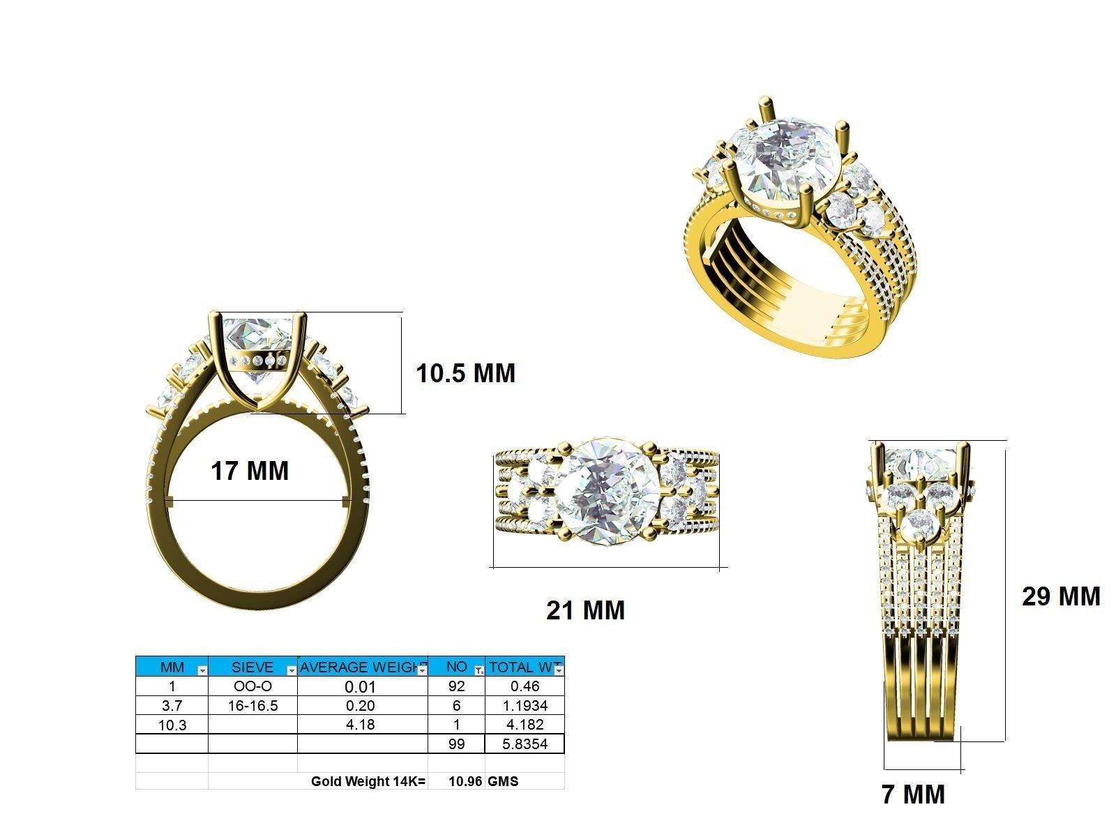 Ring - 139975 3D print model_12