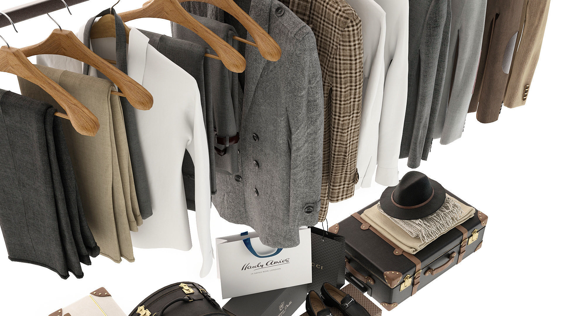 Clothes For Wardrobe 3D model_17