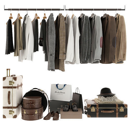 Clothes For Wardrobe 3D model