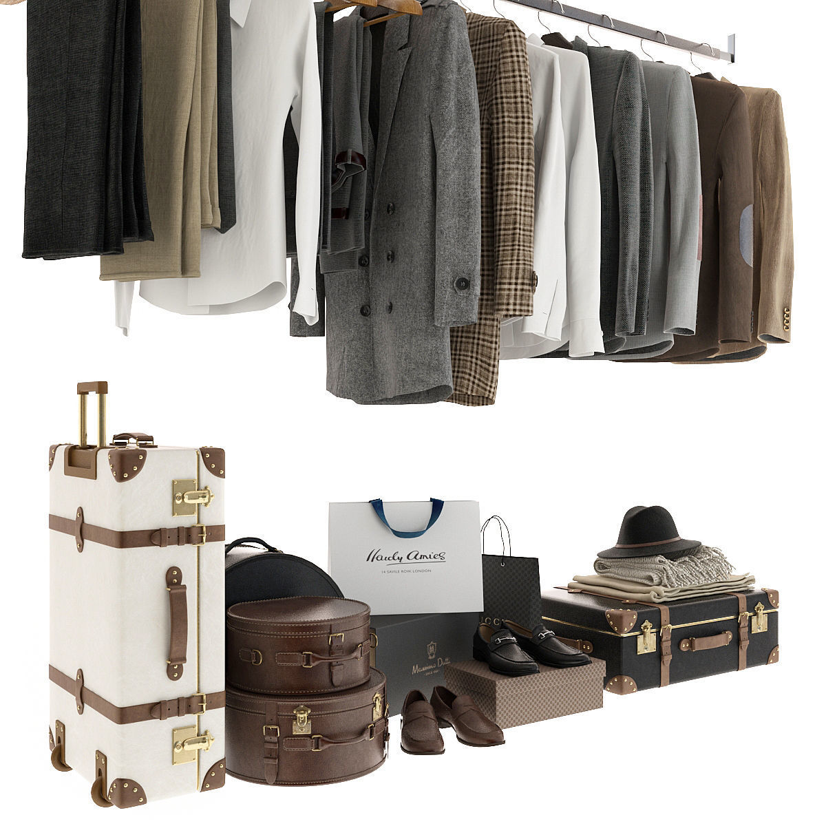 Clothes For Wardrobe 3D model_10