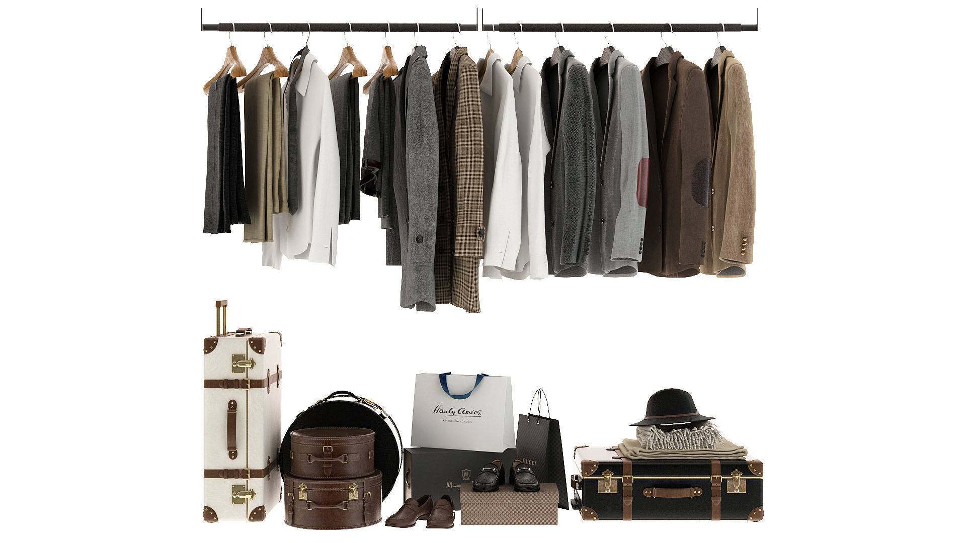 Clothes For Wardrobe 3D model_12