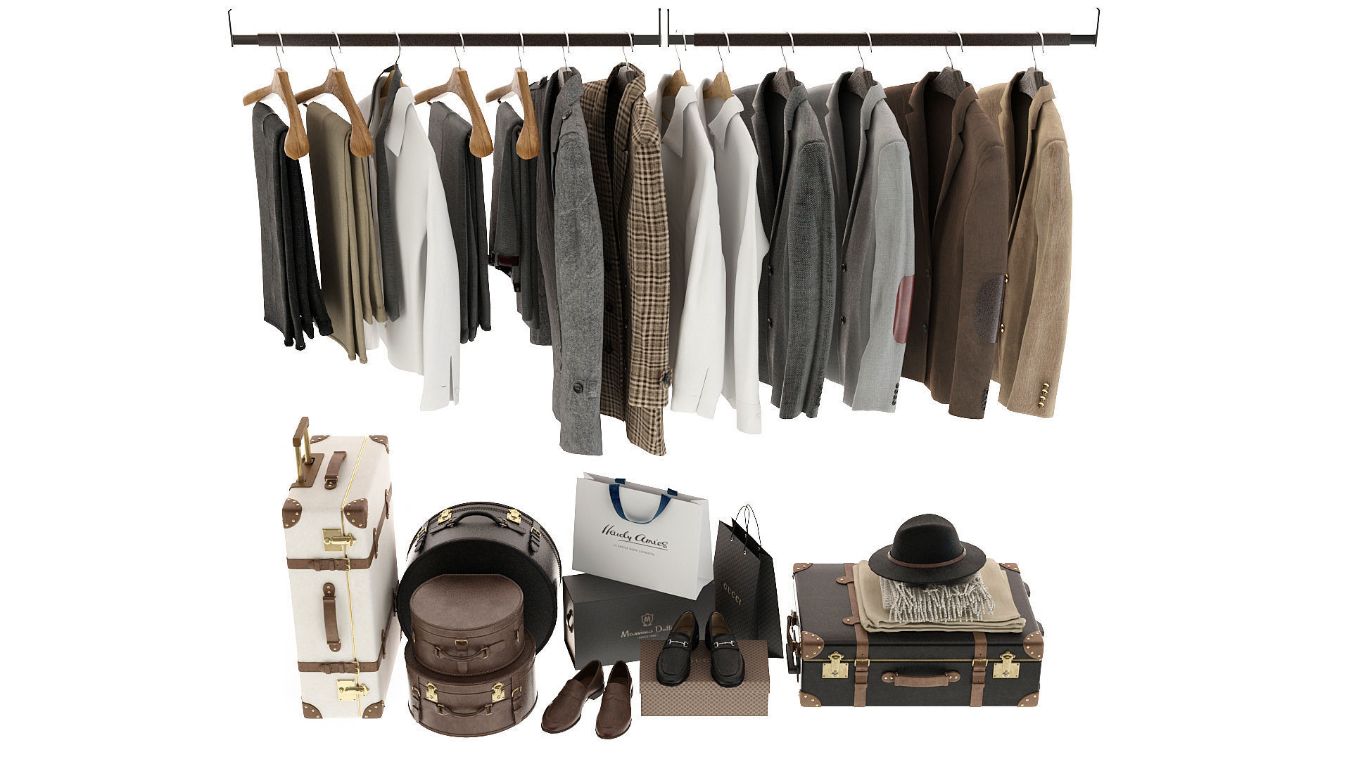 Clothes For Wardrobe 3D model_13