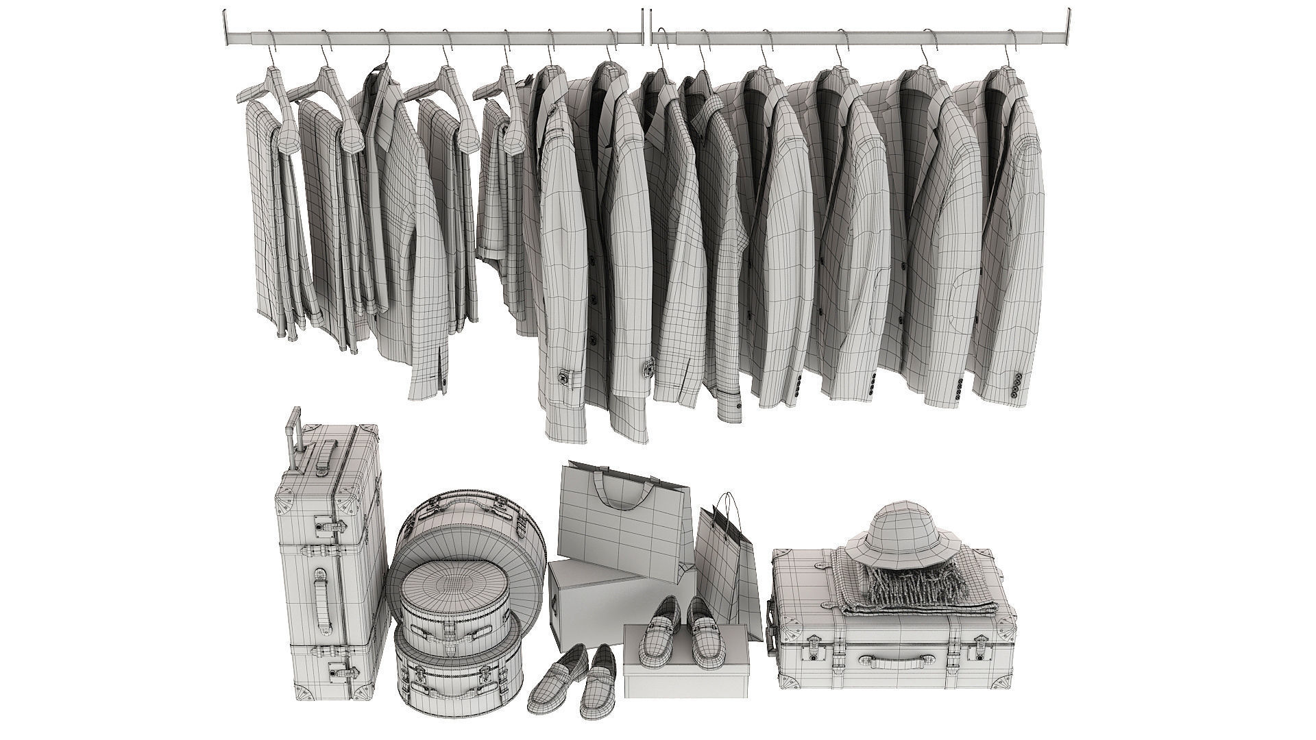 Clothes For Wardrobe 3D model_24