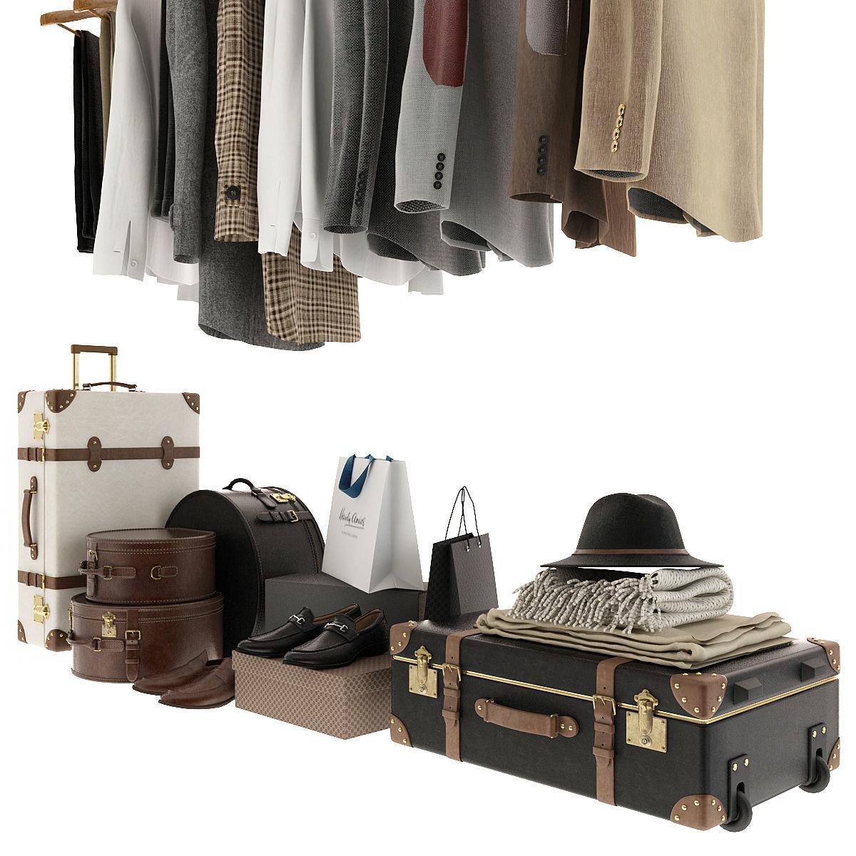 Clothes For Wardrobe 3D model_11